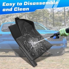 Sunsdrew Floor Mats for 2019-2023 Ford Ranger SuperCrew Accessories, All Weat…