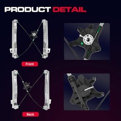 Front Passenger Side Power Window Regulator Without Motor Front Passenger (RH)