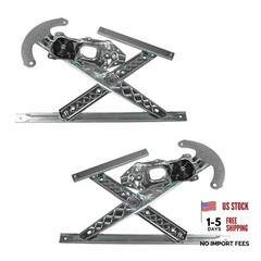Front Power Window Regulator Set Compatible with 1997-1998 Ford F-150 WRA50150