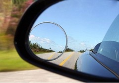 2″ Round HD Glass Convex Aluminum Frame Wide Angle Spot Mirror for Universal Veh