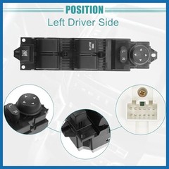 Front Left Driver Side Power Window Switch No.BBM266350B with Tool Window