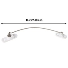 Child Door Window Restrictor Baby Safety Security Cable Locks Catch Wire Key