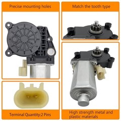 2 pins Front Right Passenger Side Power Window Motor Compatible with Dodge Ram