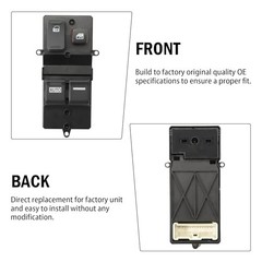 Master Power Window Switch Front Left Driver Side for Accord EX Coupe 2-Door