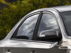 Pillar Post Window Trim Compatible with Kia Forte 2010-2013 Gloss (Black)