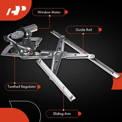 Power Window Regulator with Motor Compatible with Kia Sorento 2003-2009 Sport Ut