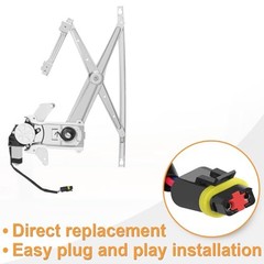 Power Window Regulator with Motor Replacement for 94-02 Dodge Front Driver Side