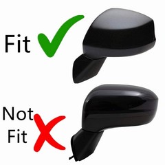 for Hon-da Civic 2012-2013 Carbon Fiber Side Mirror Cover Caps – Direct Repla…