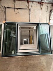 Vinyl Sliding Patio Doors-Tempered–Whit&Black 60×80/72×80/96×80/96×96/108×80/144