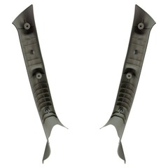 TRQ A Pillar Trim Panel w/Pull Handle Set of 2 LH RH Sides Compatible with Do…