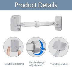 Window Restrictor Child Pet Safety Self Adhesive Adjustable Window Lock NEW