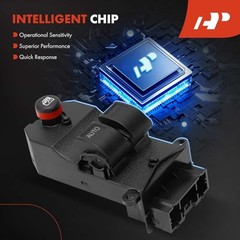 Front Left Driver Side Power Window Switch | Compatible with Honda Civic 2001