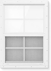 Chicken Coop Window 12 x 18 inches Sliding Shed Window with Tempered Glass and