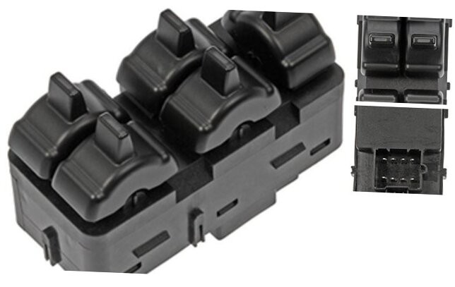 Front Driver Side Power Window Switch Replacement for Pontiac Grand Prix 04-08