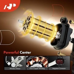 Electric Power Window Regulator with Motor Front Passenger Side (RH)