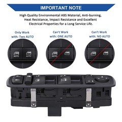OBAE Master Power Window Switch Kit Compatible with 2 Rear Left Right Passenger