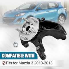 BBM2-33-031C 686-381 Front Driver Side Steering Knuckle compatible with Mazda