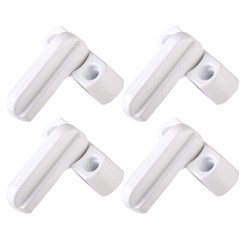4X UPVC Window Door Safety Security Restrictor Sash Jammer Latch Lock White 2025