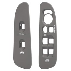 Driver & Passenger Side Door Window Control Switch Panel Bezel Compatible with