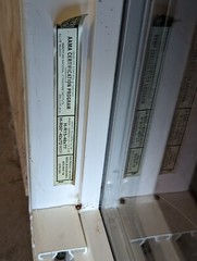 White Vinyl, per hung, Windows For a House with sceens 36in X 36 in