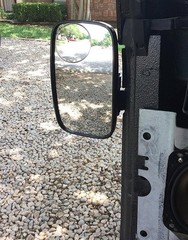 3″ Round Convex Wide Angle Rear View Mirror with Aluminum Frame Size: 1 piece