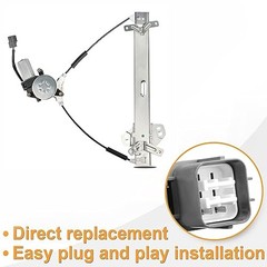 Power Window Regulator with Motor Replacement for (Coupe 2 Front Passenger Side