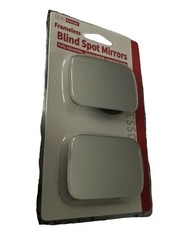 Suction Cup Blind Spot Mirror, HD Glass Frameless Removable Convex Rectangular
