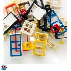 82 Piece Windows & Doors & Fences Sets Building Block Toy -Compatible Major B…