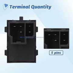 Passenger Side Power Window Switches, Compatible with 2002-2009 Dodge Ram 1500