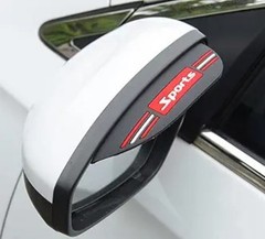 Carbon Fiber Rearview Mirror Rain Visor for Car, Truck & S Color: Carbon Fiber