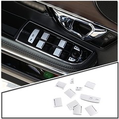 Car Window Glass Lift Button Trim Cover Sticker Fit for Jaguar XF 2012-2015,