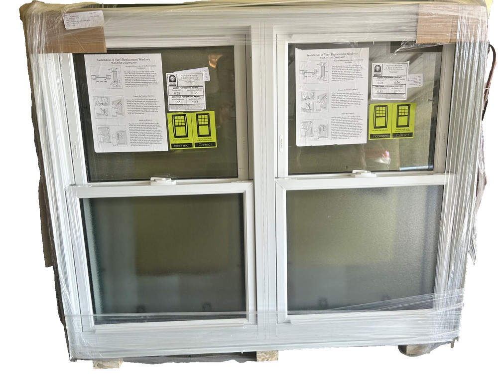 NEW Hayfield Vinyl Clad Window, smoked lower glass size: 19″ 15/16 X 17 “3/16