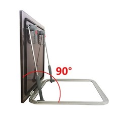 ISURE MARINE Boat Square Aluminum Alloy Frame Porthole Tempered Glass 500*500mm