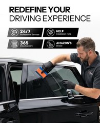 IAQWE 20% VLT Ceramic Car Window Tint Film 20 in x 10 ft Roll | High Heat Rej…