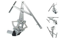 Front Power Window Regulator Driver Side with 6-Pin Motor Front Driver Side