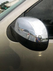 Pair Chrome Mirror Half Caps Compatible with 2007-2014 Silverado Sierra Ava