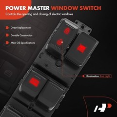 Replacement Driver Master Power Window Switch for 11-17 Kia Rio K2