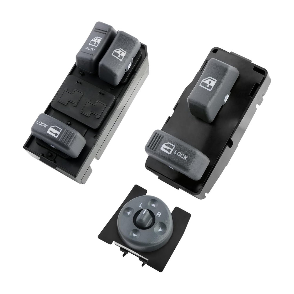 Window & Mirror Switch, Fit for 1994-2001 Chevy GMC C1500 C2500 C3500 Tahoe | Mi