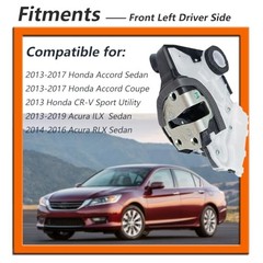 Door Lock Actuator Compatible with 203-207 Accord Replace Front Left Side 1