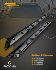 Windshield A Pillar Trim Molding Set for Kia Soul 2014-2019 Left Right