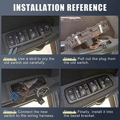 Power Window Switch for Nissan Versa 07-09 Front Left Driver 25401-ED500