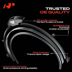 26″ + 18″ Windshield Wiper Blades Compatible with Mitsubishi Outlander 2014