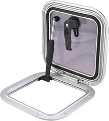 12.7″ Square Anodized Aluminum Boat Deck Hatch & Lid Porthole Portlight Window