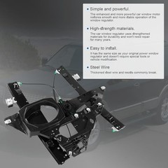 Window Regulator with Panel Without Motor Front Left Driver Side 2007-2017