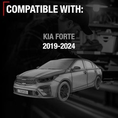 Replacement – Compatible with 2019-2024 Kia Forte – Powered Driver Side Mirror