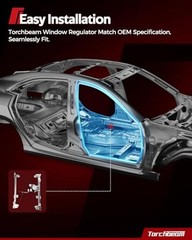 Side Power Window Regulator with Motor Compatible with 2004 Front Left 741-428