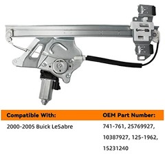Front Right Passenger Side Power Window Regulator with Motor Assembly –