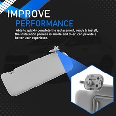 Driver Side Sun Visor Compatible with 2017 2018 2019 2020 2021 2022 KIA Left