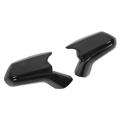 1 Pair Gloss Black Mirror Cover Cap Rear View Mirror Housing For Chevy Cama XLVB