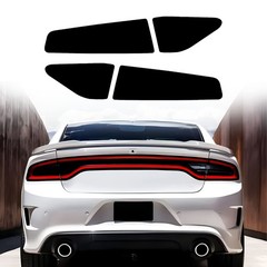 out Taillight Vinyl Tint Film, Tail Lights Rear Precut Tint Overlay Vinyl Black